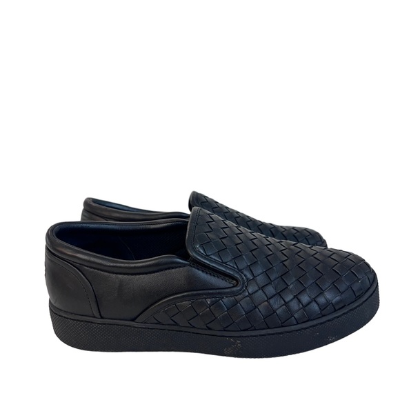 BOTTEGA VENETA Intrecciato Weave Damen Leather Sneakers - Picture 5 of 7